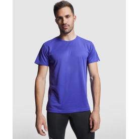 Camiseta de hombre de manga corta de punto piqué de corte recto - 135 g/m2