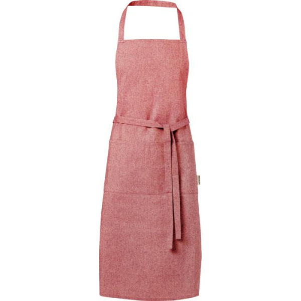 Tablier en coton recyclé - Rouge