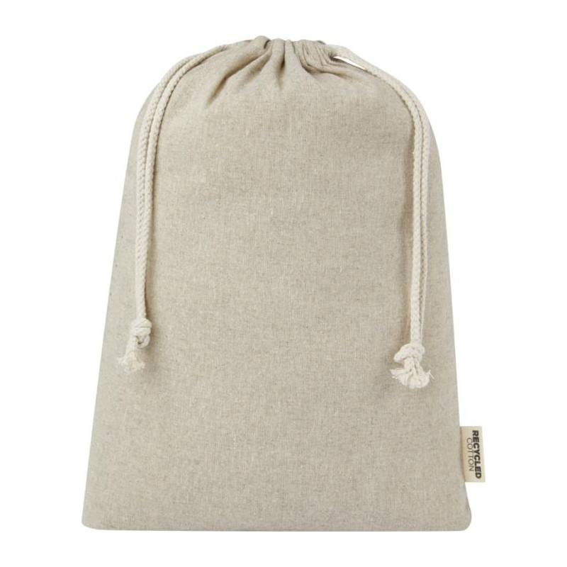 Grand pochon en coton recyclé GRS 30x42 cm - 150gr Grand pochon en coton recyclé GRS 30x42 cm - 150gr