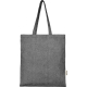 Bolsa de algodón reciclado - Negro jaspeado