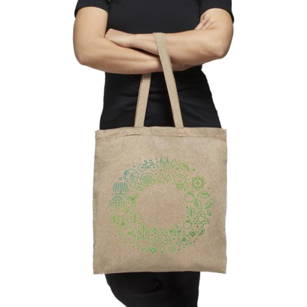Bolsa de algodón reciclado - crudo