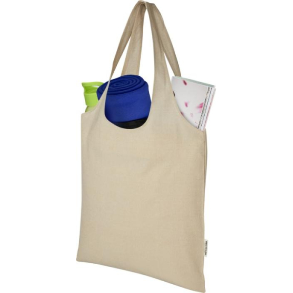 Bolsa de la compra de moda en algodón reciclado 40x39 cm - 150gr| Sacpub
