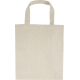 Tote bag con fuelles en materiales reciclados - crudo