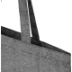 Bolsa de algodón reciclado - Negro jaspeado