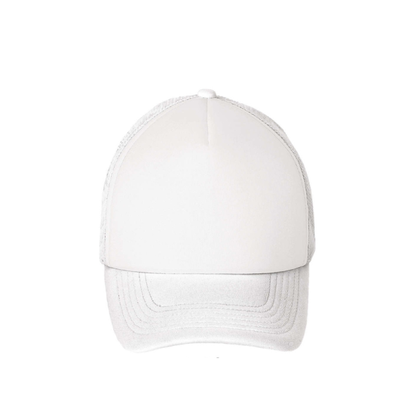 Casquette Filet BUBBLE Blanche - personnalisable en ligne