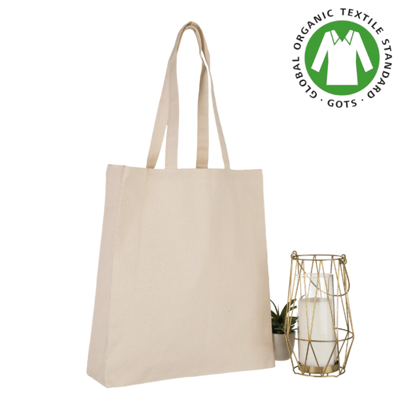 Bolsa de la compra de algodón ecológico PARIS crudo - 330gr