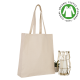 Bolsa de algodón orgánico PARIS 330 gr/m2. Tote bag de algodón orgánico 38 x 42 x 10 cm - tote bag orgánico impreso en Francia p