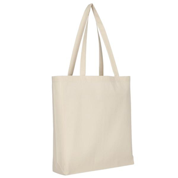 Bolsa de algodón orgánico PARIS 330 gr/m2. Tote bag de algodón orgánico 38 x 42 x 10 cm - tote bag orgánico impreso en Francia p
