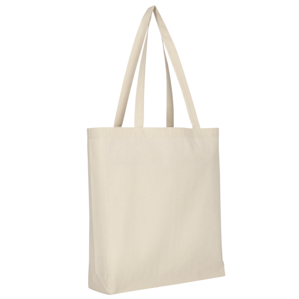 Bolsa de la compra de algodón con fuelle 38x42x10 cm 230gr - Sacpub