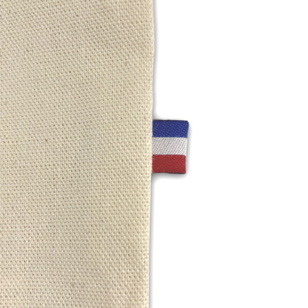 cabas coton bio gots made in france personnalisable logo sacpub écru