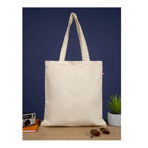 MADE IN FRANCE bolso Tote crudo 38 x 42 cm - 180gr - personalizacion en linea