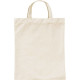 Bolsa de algodón Asas cortas 28x32