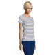 Tee-shirt Femme Rayé Personnalisable à la Demande