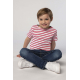 TEE-SHIRT-ENFANT-COL-ROND-RAYÉ-imprimé-en-France-par-Sacpub-spécialiste du textile publicitaire