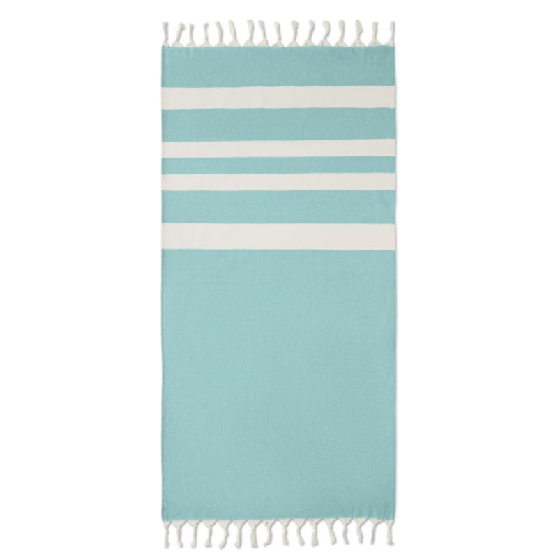 Fouta serviette de plage recyclé AGOURA Fouta serviette de plage recyclé AGOURA