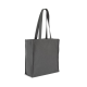 Bolsa de la compra rectangular reciclada gris, personalizable