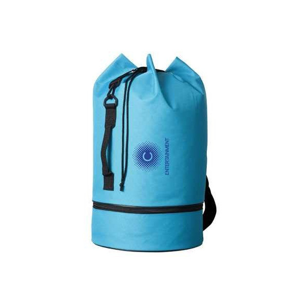 bolsa de lona de colores con compartimento con cremallera personalizada por Sacpub textiles al por mayor
