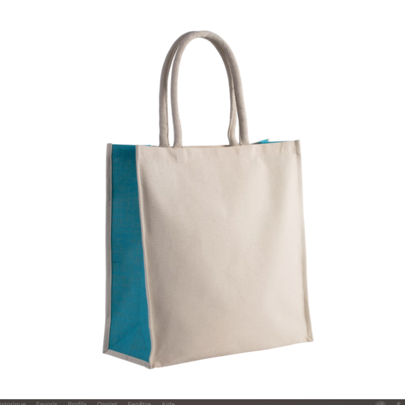Bolsa de la compra de algodón y yute - 23 L - 310 g/m² de peso Bolsa de la compra de algodón y yute - 23 L - 310 g/m² de peso