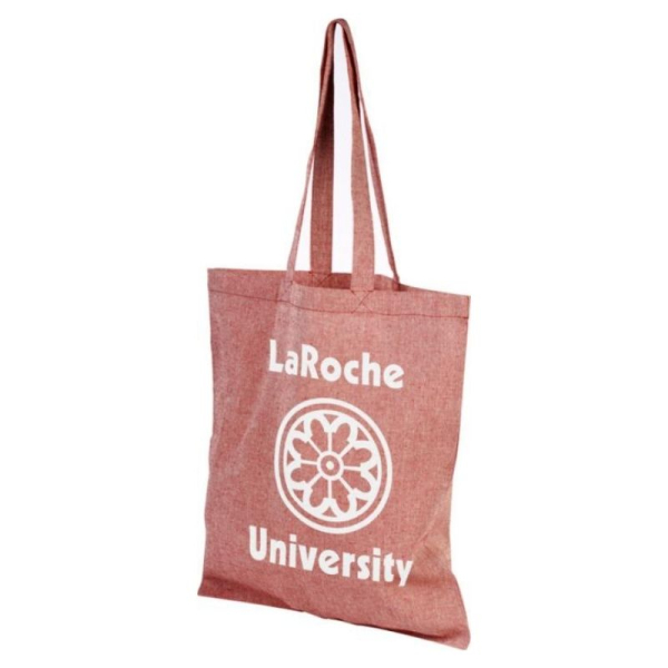 Sac couleur en coton recyclé et Anses longues rouge - tote bag imprimé en France par Sacpub
