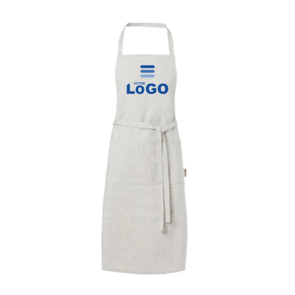 Tablier coton avec logo par Sacpub
