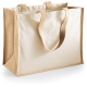 Sac cabas classique en jute naturel - 340 g/m2 - personnalisable