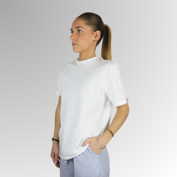 Tee-shirt coton CAMILLE made in France - porté