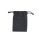 Pochon coton noir XS 10x14 cm - Livraison dès 24H | Sacpub
