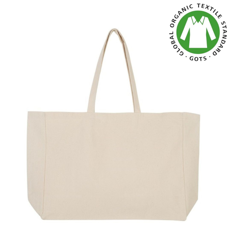 Sac cabas coton BIO avec pochette - Small Sac cabas coton BIO avec pochette - Small
