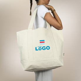 Bolsa de yute de algodón bicolor | Sacpub