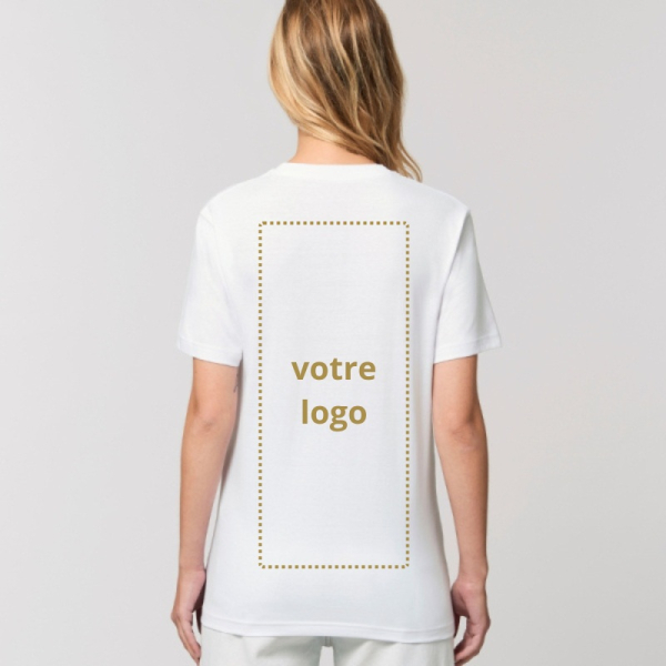 Tee-shirt Unisexe ROCKER blanc 150gr  | Sacpub
