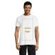 Camiseta publicitaria unisex de algodón blanco personalizada | Sacpub