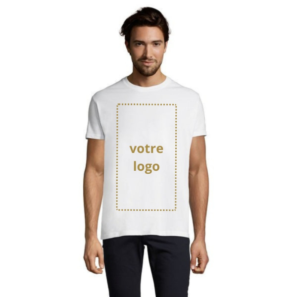 Tee-shirt IMPERIAL Blanc Homme. Livraison dès 24H  | Sacpub