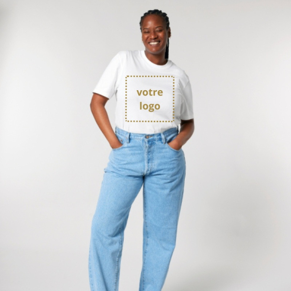 Tee shirt Creator 2.0 blanc unisexe personnalisé - Sacpub