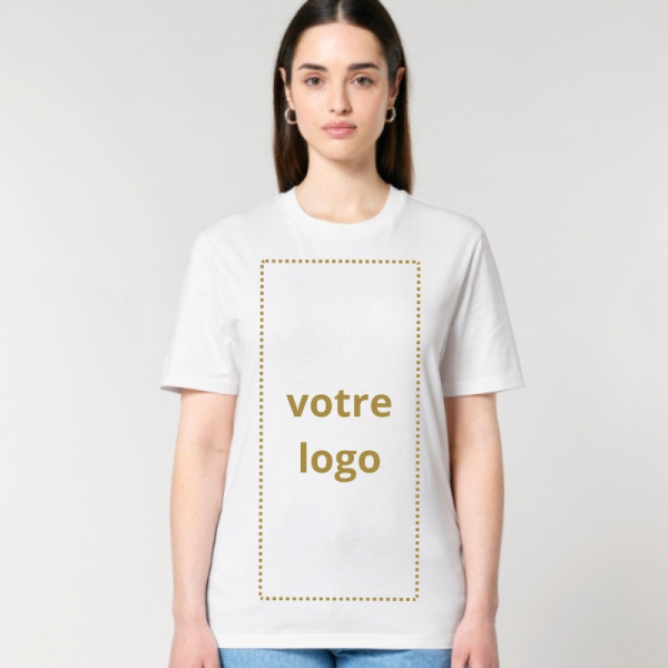 Tee shirt Creator 2.0 blanc unisexe personnalisé - Sacpub
