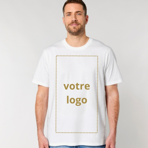 Tee shirt Creator 2.0 blanc unisexe personnalisé - Sacpub
