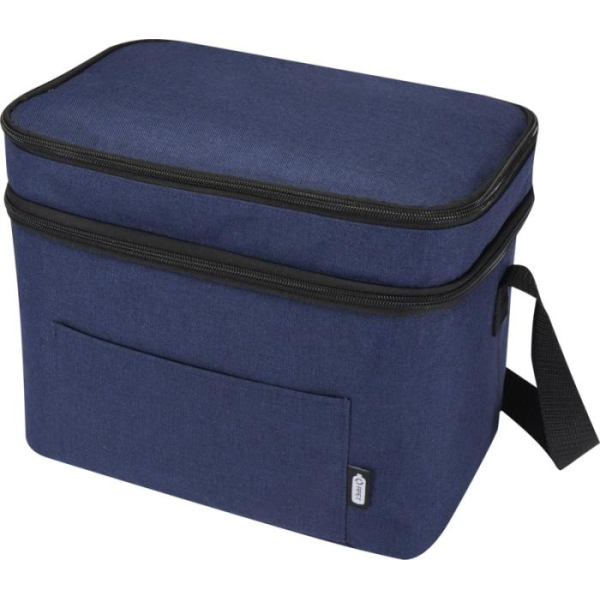 Sac isotherme recyclé bleu personnalisable avec votre logo d'entreprise