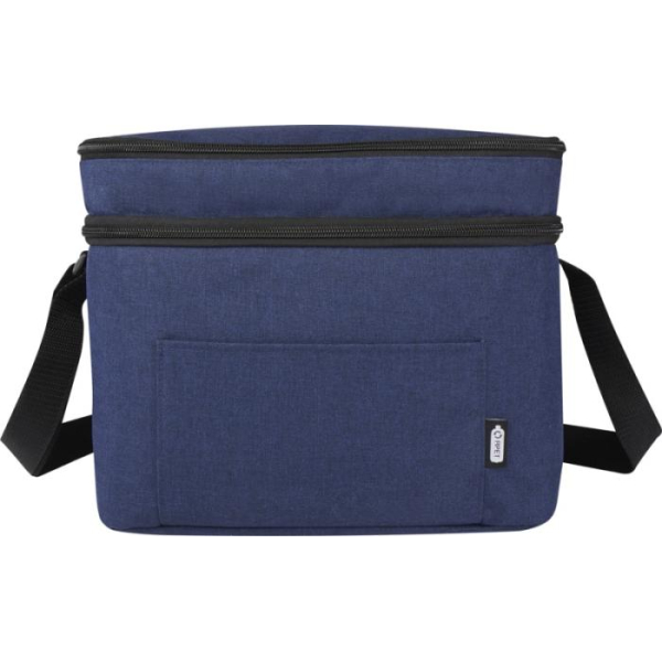 Sac isotherme recyclé bleu personnalisable avec votre logo d'entreprise