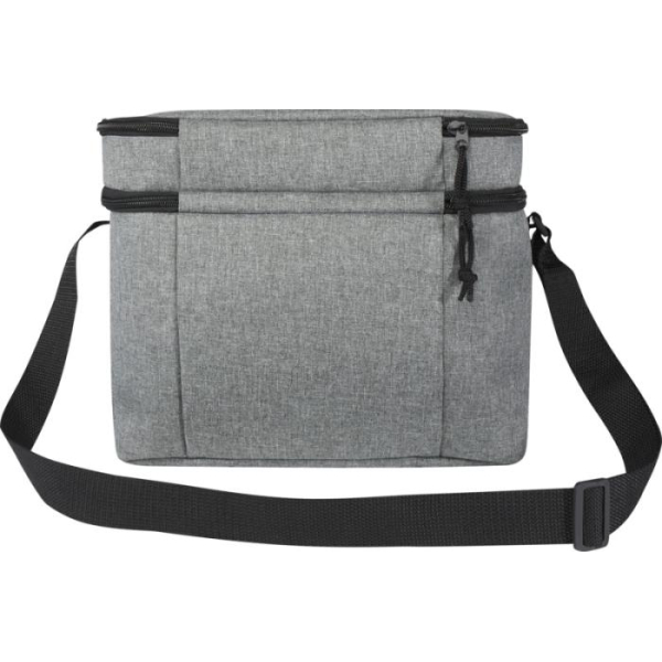 Sac isotherme recyclé gris personnalisable avec votre logo d'entreprise