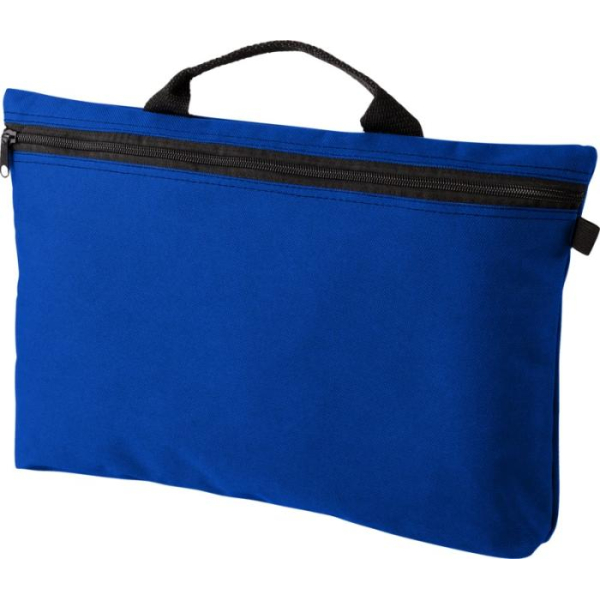 Porte document publicitaire Bleu royal personnalisé par Sacpub