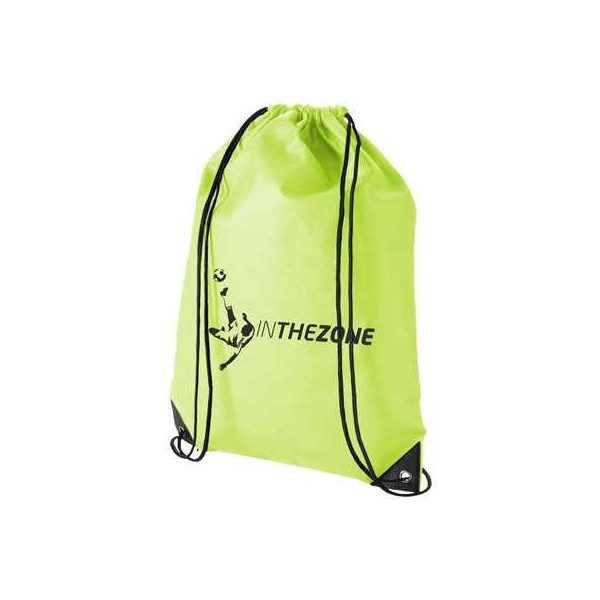 Mochila promocional ECO ficelle cordelette barata personalizada en Francia por Sac pub