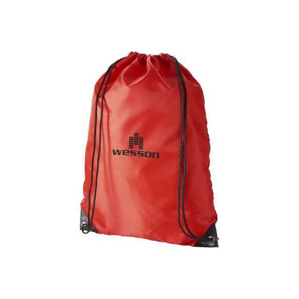 Mochila promocional ECO ficelle cordelette barata personalizada en Francia por Sac pub