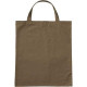 Bolsa algodón Asas cortas 38x42 cm marrón personalizada en Francia por Sacpub