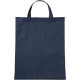 Bolsa algodón Asas cortas 38x42 cm azul marino personalizada en Francia por Sacpub
