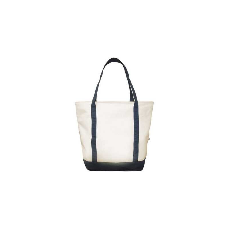 Bolsa de algodón con asas de cremallera Bolsa de algodón con asas de cremallera
