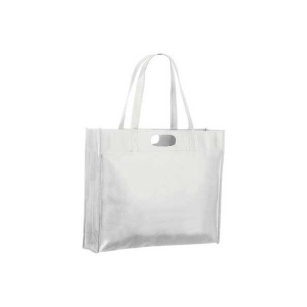 Bolsa shopper de polipropileno 44x38 cm personalizada en Francia por Sacpub