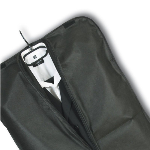 Bolsa promocional negra 60x100cm impresa por Sacpub.com