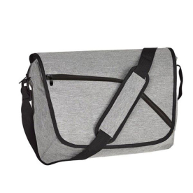 Besace publicitaire Paperboy gris personnalisé | Sacpub