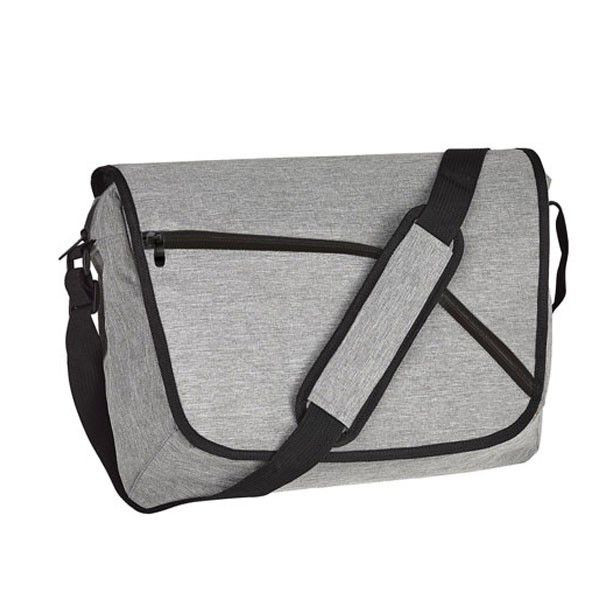 Besace publicitaire Paperboy gris personnalisé | Sacpub