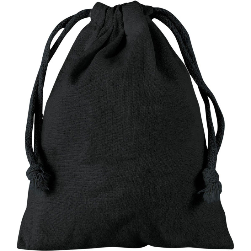 Bolsa de algodón M Negra 25x30 Bolsa de algodón M Negra 25x30