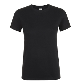Camisetas publicitarias REGENT Mujer algodón negro